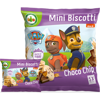 Paw Patrols - Mini Biscotti - Choco Chip (5x20g)