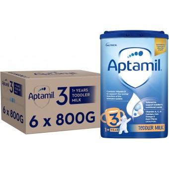 Aptamil (英國版) - 幼兒成長奶粉 (3 號) 800g [6 盒]