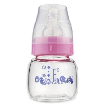 玻璃瓶 - 60ml / 2oz (粉紅色)