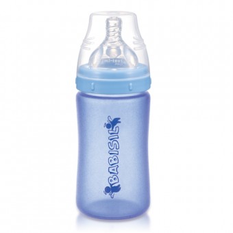 Silisafe - 宽口径硅胶防护玻璃奶瓶 - 240ml (8oz)