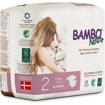 Bambo Nature Dream Baby Diapers - Size 2 (30 diapers)