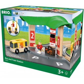 brio fire station train set