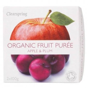 Organic Fruit Purée (Apple & Plum) 2 x 100g