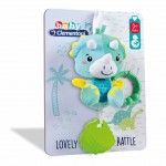 Clementoni - Lovely Dino Soft Rattle - Clementoni - BabyOnline HK