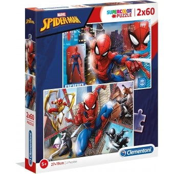 Super Color Puzzle - Marvel 蜘蛛俠 (2 x 60 Pcs)