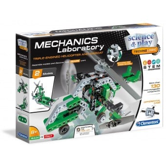 Science & Play - Mechanical Laboratory - Helicopter + Airboat