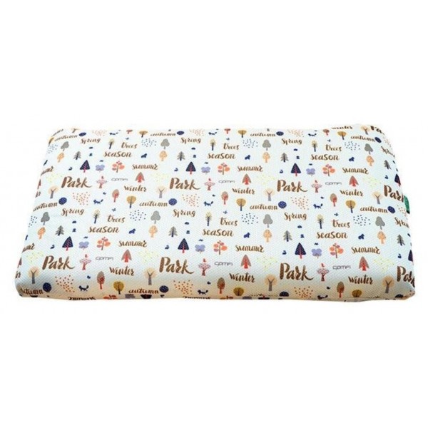 X-90° 3D Kids Breathable Pillow for 1-7 Year Old (Forest) - Comfi - BabyOnline HK
