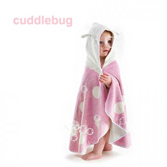 Cuddlebug Pink - Organic Baby Towel