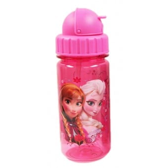 Frozen - Tritan BPA Free Straw Bottle 250ml (Pink)