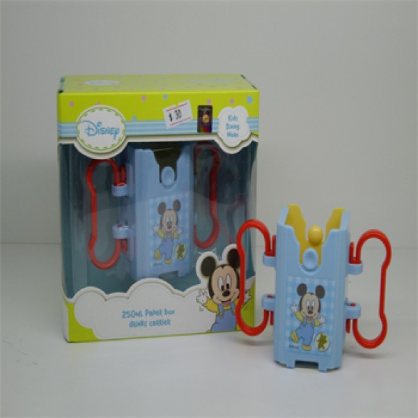 250ml Paper Box drinks Carrier - Mickey - Disney - BabyOnline HK