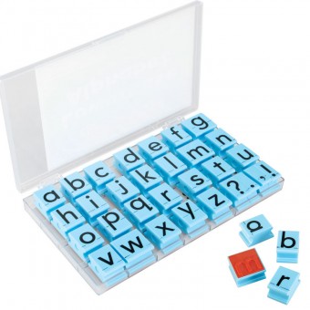 Jumbo Lowercase Alphabet - Rubber Stamp Letters