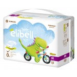 Elibell - 敏感肌膚嬰兒紙尿片 - 中碼 (38 片) - 6包 - Elibell - BabyOnline HK