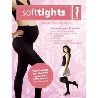 Softtights - Opaque Maternity Tights (黑色) Size 1