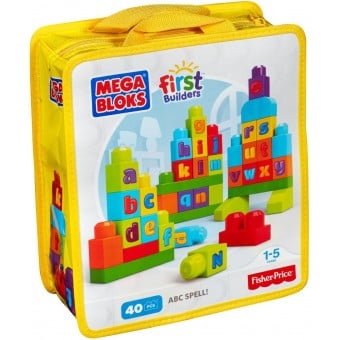 Mega Blok - First Builders - ABC Spell (40 pcs)