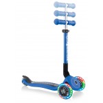 Globber - Primo Foldable Fantasy Lights - 幼兒三輪滑板車 (藍色/賽車) - Globber - BabyOnline HK