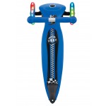 Globber - Primo Foldable Fantasy Lights - 3 Wheel Scooter for Toddlers (Navy Blue/Racing) - Globber - BabyOnline HK