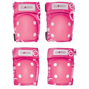 Globber - Toddler Protective Elbows & Knees Pads (Fuchsia)