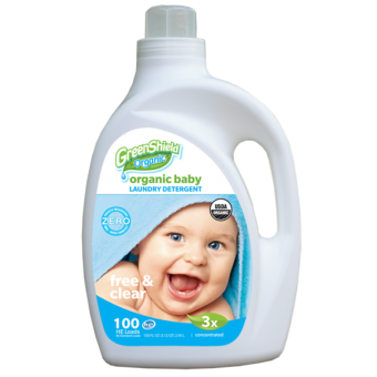 Organic Baby Laundry Detergent (Baby Powder) 100oz / 2.95L