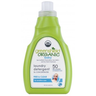 Organic Baby Laundry Detergent (Free and Clear) 50oz / 1.47L