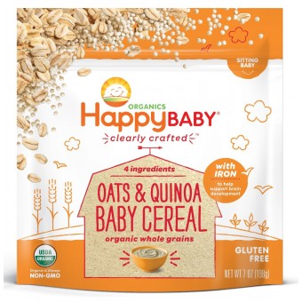 Organic Baby Cereal - Oats & Quinoa 198g