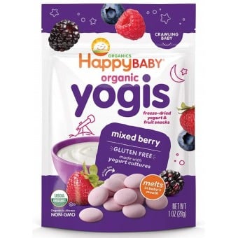 Organic Yogis - Yogurt & Fruit Snacks (Mixed Berry)