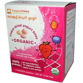 Happy Melts™ - Organic Yogurt Snacks (Mixed Fruit)