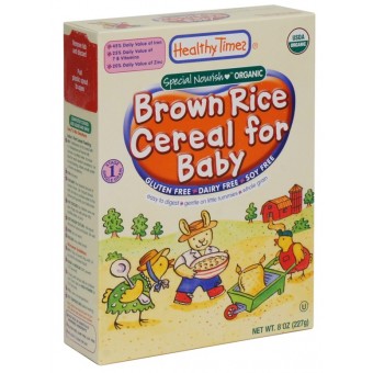 Organic Whole Grain Brown Rice Cereal 227g
