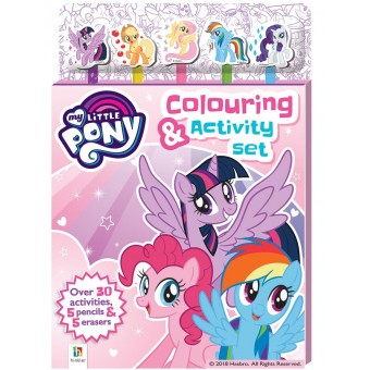 My Little Pony 5-Pencil and Eraser Set - Colouring & Activity Set