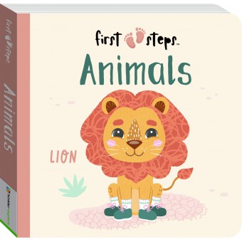 First Steps Board Book - Animals