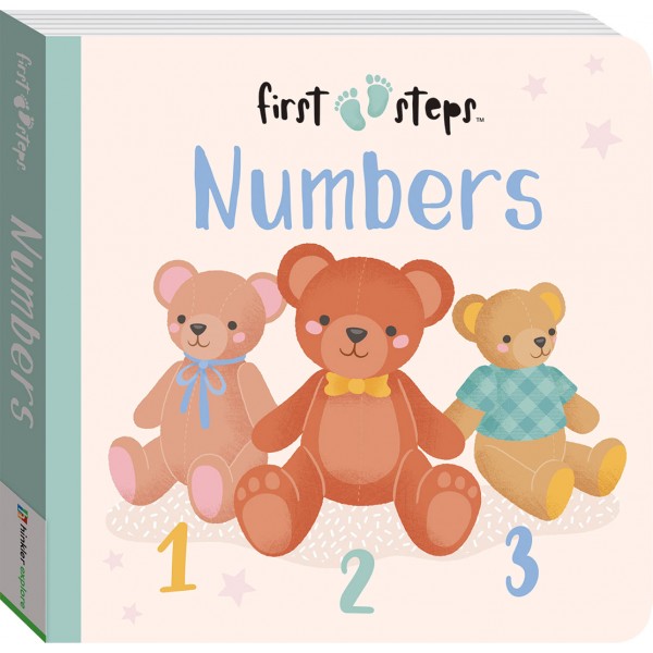 First Steps Board Book - Numbers - Hinkler - BabyOnline HK