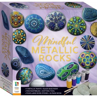 Hinkler Metallic Rock Painting Box Set