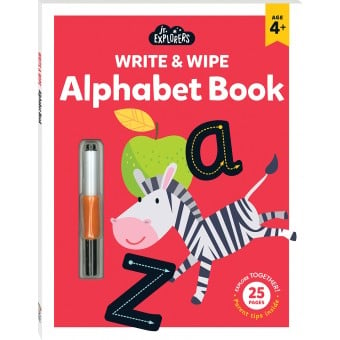 Junior Explorers - Write and Wipe - Alphabet Book