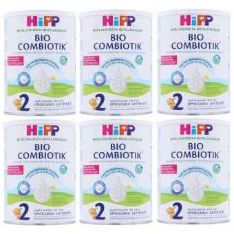 HiPP (荷蘭版) 有機雙益較大嬰兒奶粉 (2階段) 800g (6罐)