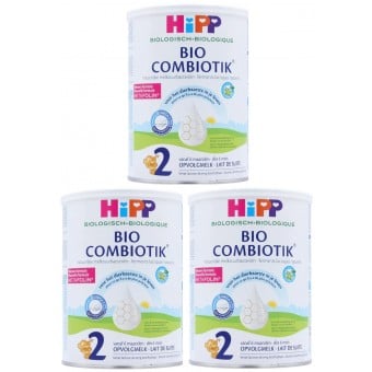 HiPP (荷蘭版) 有機雙益較大嬰兒奶粉 (2階段) 800g (3罐)