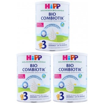 HiPP (荷蘭版) 有機幼兒成長奶粉 (3階段) 800g (3罐)