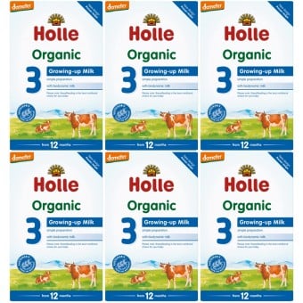 Holle - Organic Growing-up Milk 3 (600g) - 6 Boxes