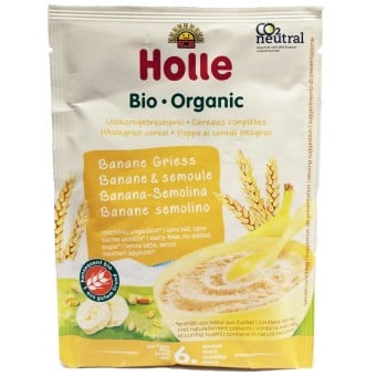 Organic Fruit Porridge - Banana-Semolina (Trial Pack) 25g