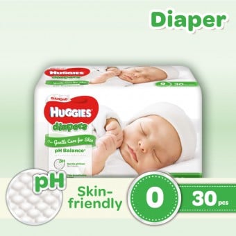 Huggies - Diamond 親膚嬰兒紙尿片 - 初生 0 號 (30片)