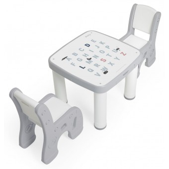 iFam Table & Chair Set (Grey)