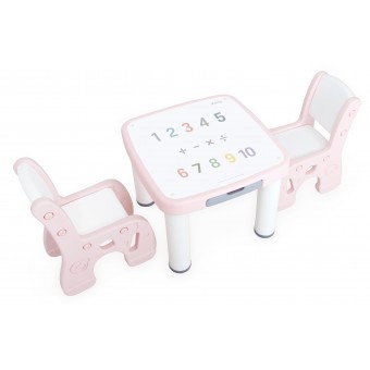 iFam Table & Chair Set (Pink)