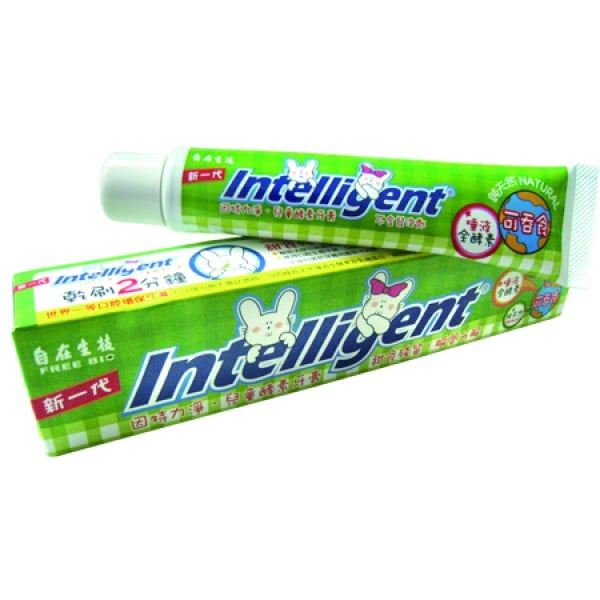 Children Toothpaste with Natural Enzymes 40g - Intelligent - BabyOnline HK