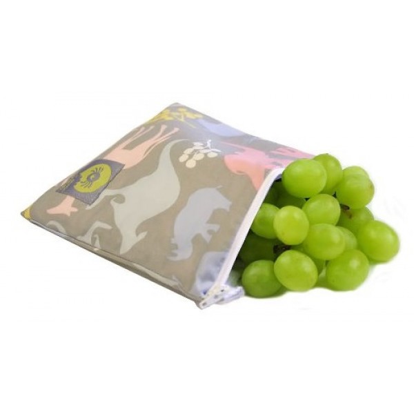 Snack Happens Reusable Snack Bag - Urban Jungle Pink - Itzy Ritzy - BabyOnline HK