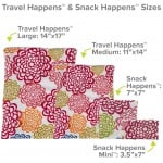 Snack Happens Mini Reusable Snack Bag - Fresh Blossom - Itzy Ritzy - BabyOnline HK