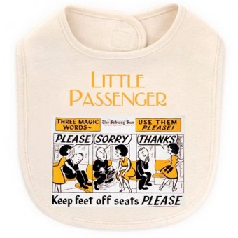 Organic Cotton Bib - Little Passenger