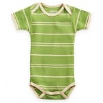 有機棉短袖連身衫仔 - Green/Vanilla (0-3個月) - Kee-Ka - BabyOnline HK