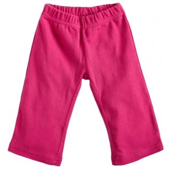 Organic Cotton Yoga Pants - Pink (12-18m)