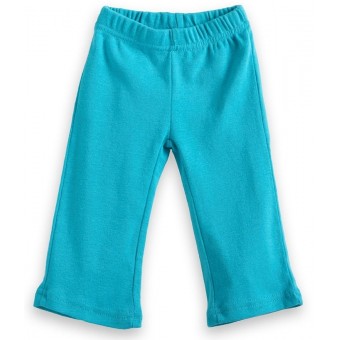 有機棉瑜珈褲 - 寶藍色 (3-6個月)