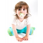 有機棉褲襪 - Green/Turquoise (2-4歲) - Kee-Ka - BabyOnline HK