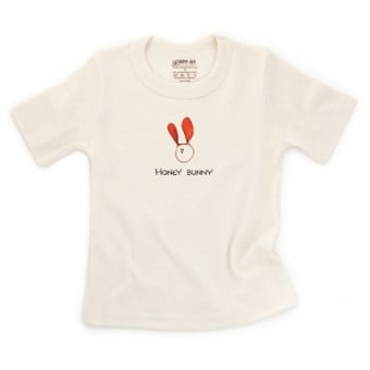 Organic Cotton S/S T-Shirt - Honey Bunny (2T)