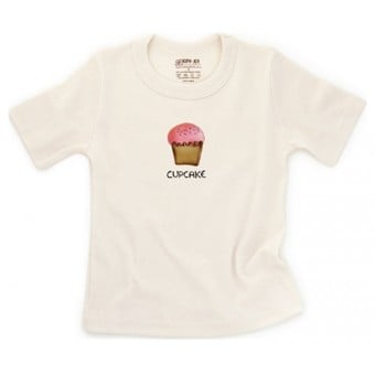 Organic Cotton S/S T-Shirt - Cupcake (2T)